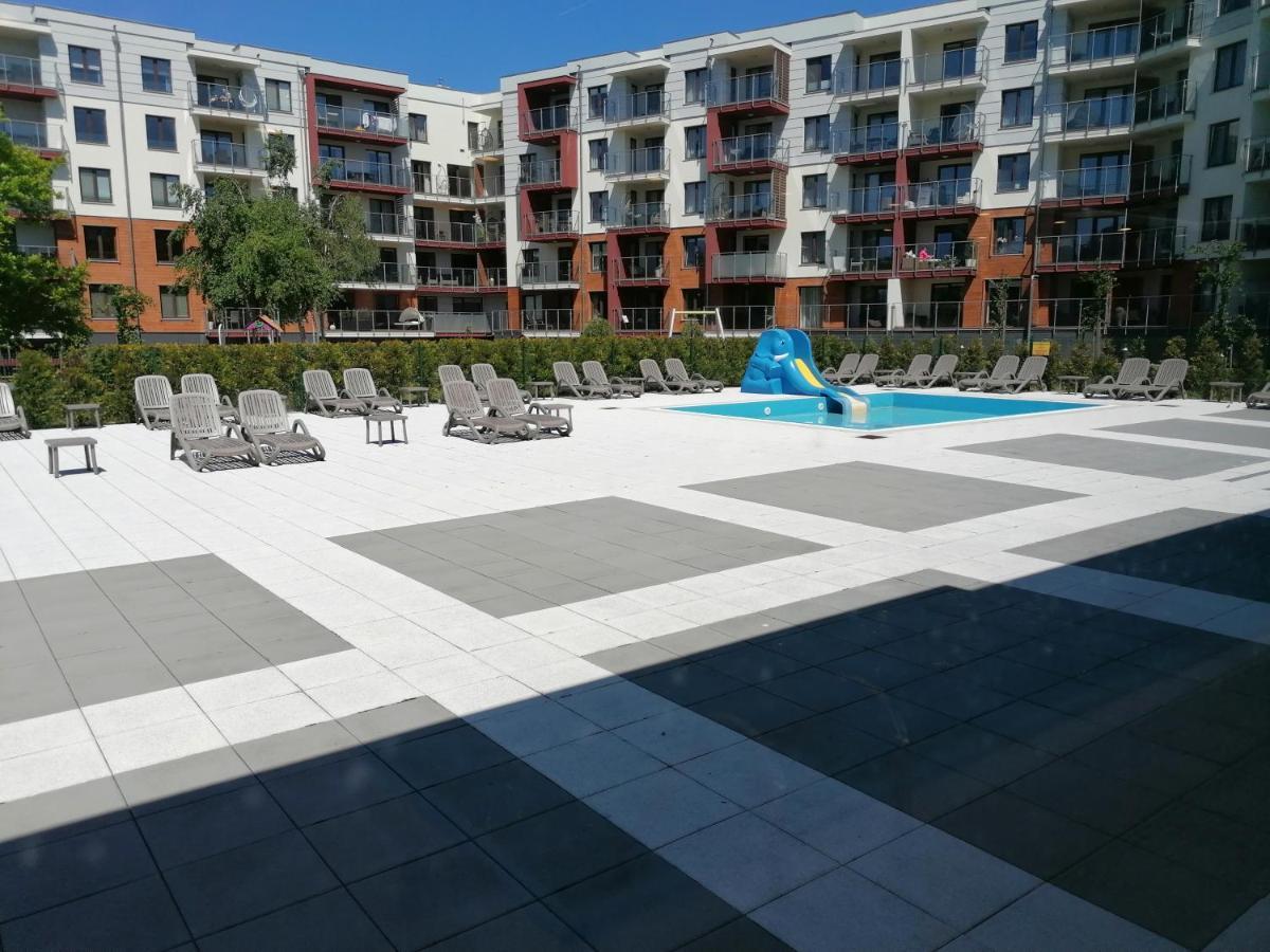 Morze Kolobrzeg Basen Kryty Lägenhet Exteriör bild