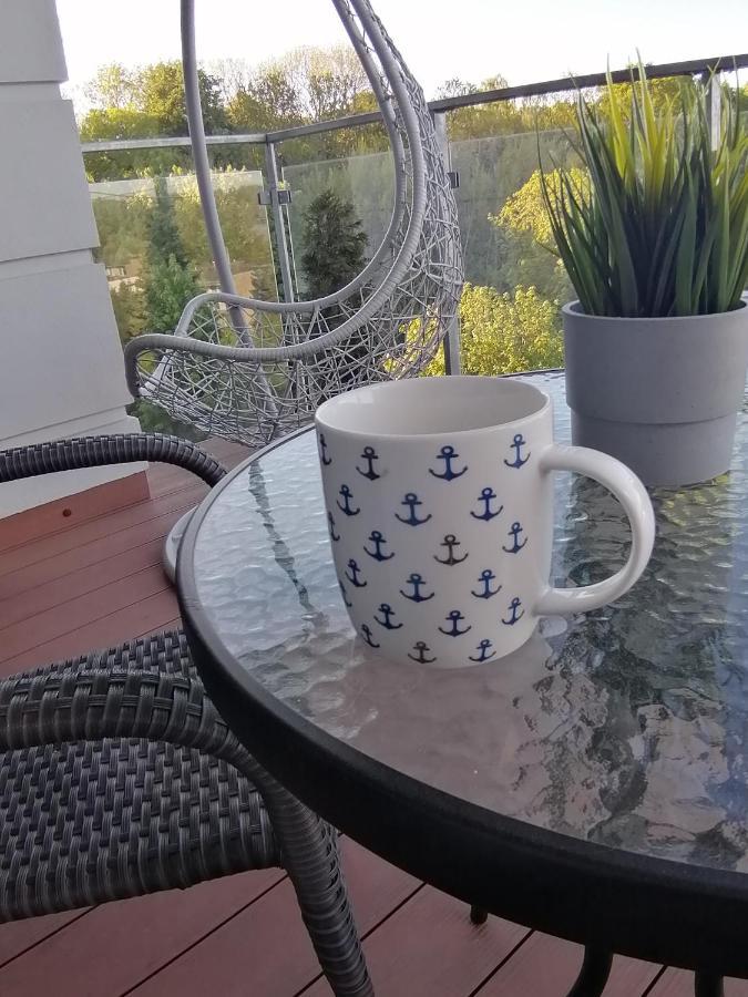 Morze Kolobrzeg Basen Kryty Lägenhet Exteriör bild