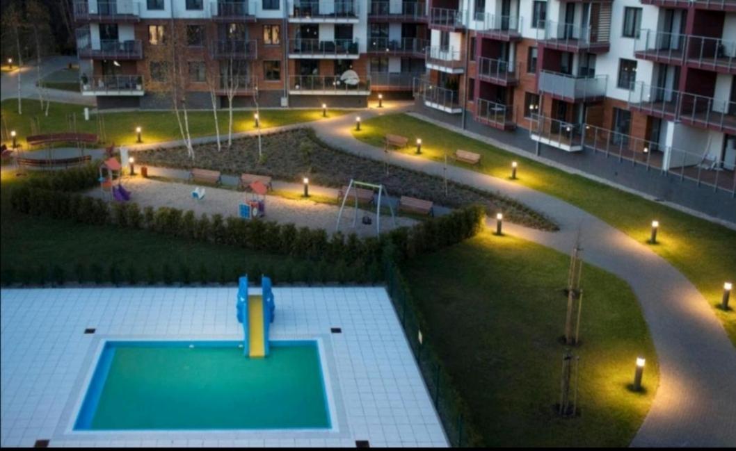 Morze Kolobrzeg Basen Kryty Lägenhet Exteriör bild